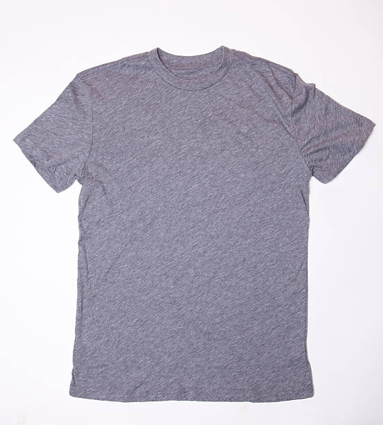 Blank Gray T-Shirt stock photo