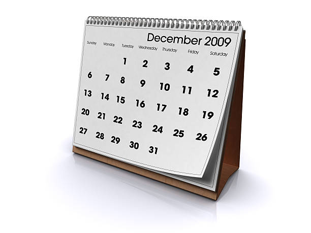 Desk Calendar December 2009