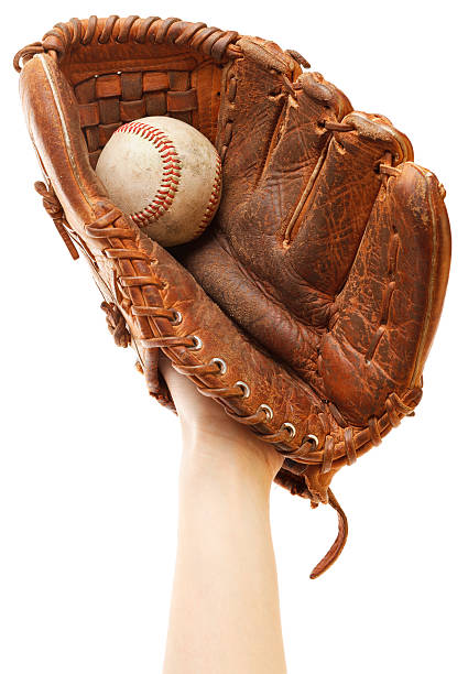 jogar com bola-luva de beisebol - baseball baseballs catching baseball glove imagens e fotografias de stock