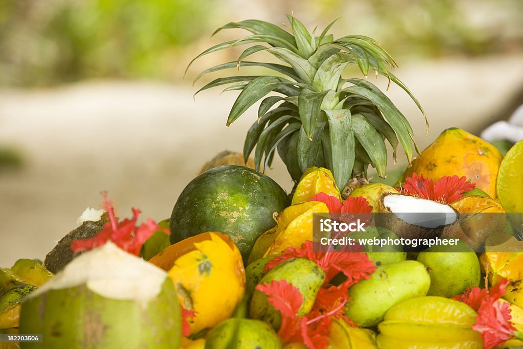 Owoce tropikalne - Zbiór zdjęć royalty-free (Ananas)