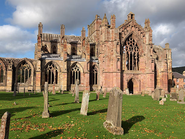 istock Melrose Abbey, Scotland 182203631