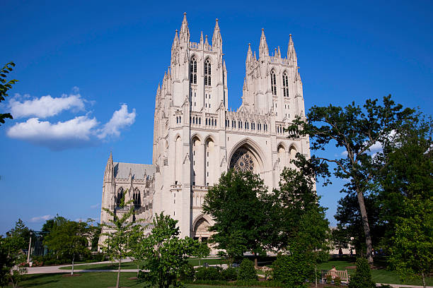 National Cathedral stock photo