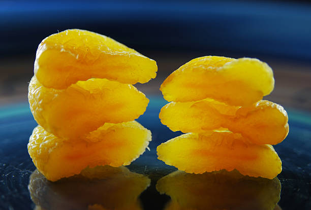 suszone morele - apricot portion antioxidant fruit zdjęcia i obrazy z banku zdjęć