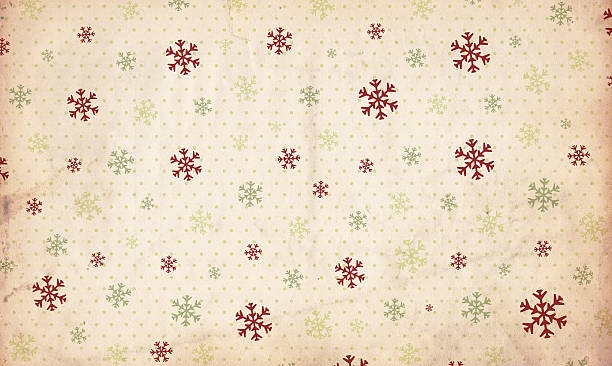 Retro Chrismtas Snowflake Background stock photo