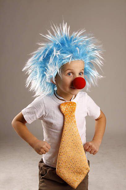 Funny Little Clown stock photo