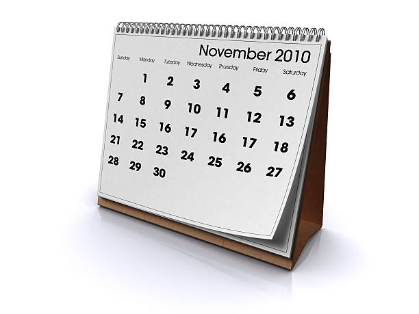 istock Desk Calendar November 2010 182204962