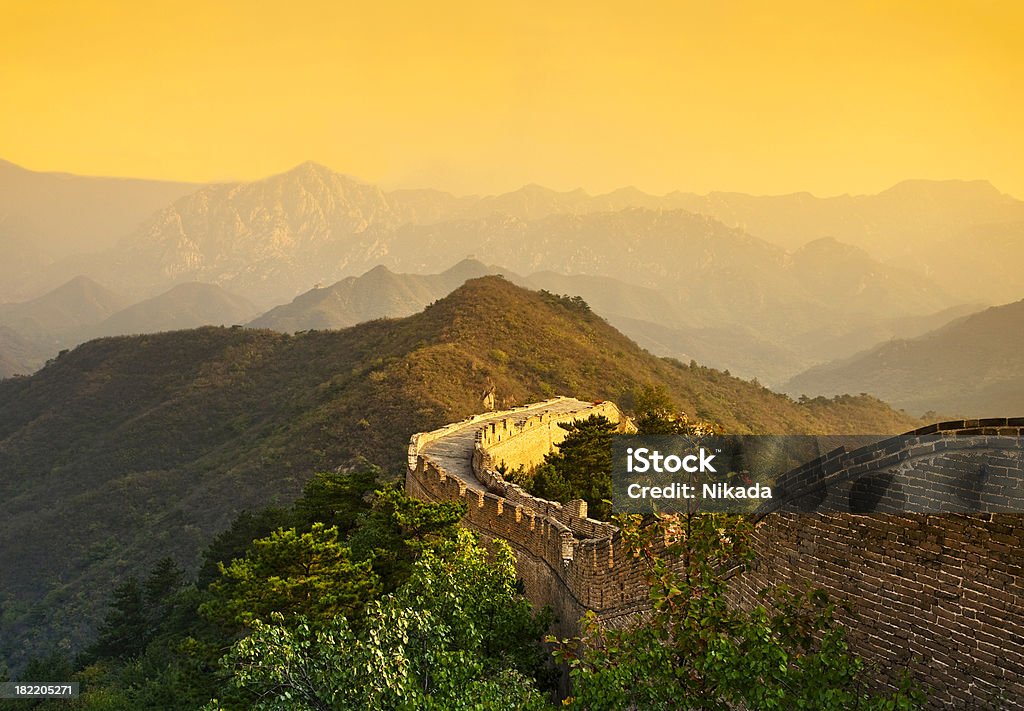 A Grande Muralha da China - Foto de stock de Antigo royalty-free
