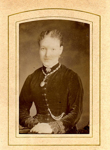 istock Victorian Young Woman - Old Photograph 182205539