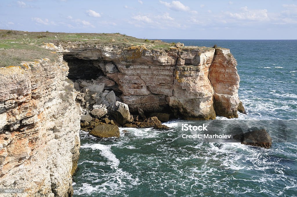 Скалы возле Камен берег на Черное море, Болгария - Стоковые фото Без людей роялти-фри
