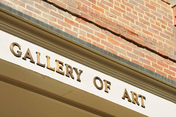 istock Gallery of art sign 182205768