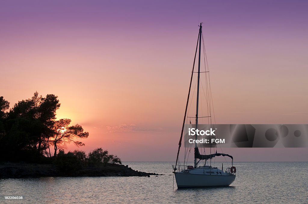 Tramonto di Anchorage - Foto stock royalty-free di Ambientazione tranquilla