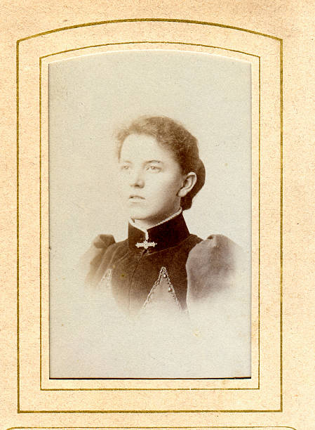 istock Victorian Young Woman - Old Photograph 182206177