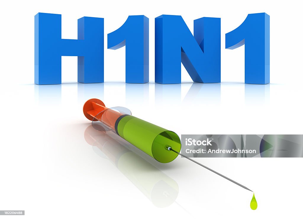 H1N1 influenza suina - Foto stock royalty-free di Bellezza