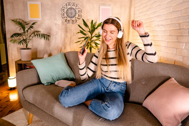 istock A young woman enjoying at home 1822067487
