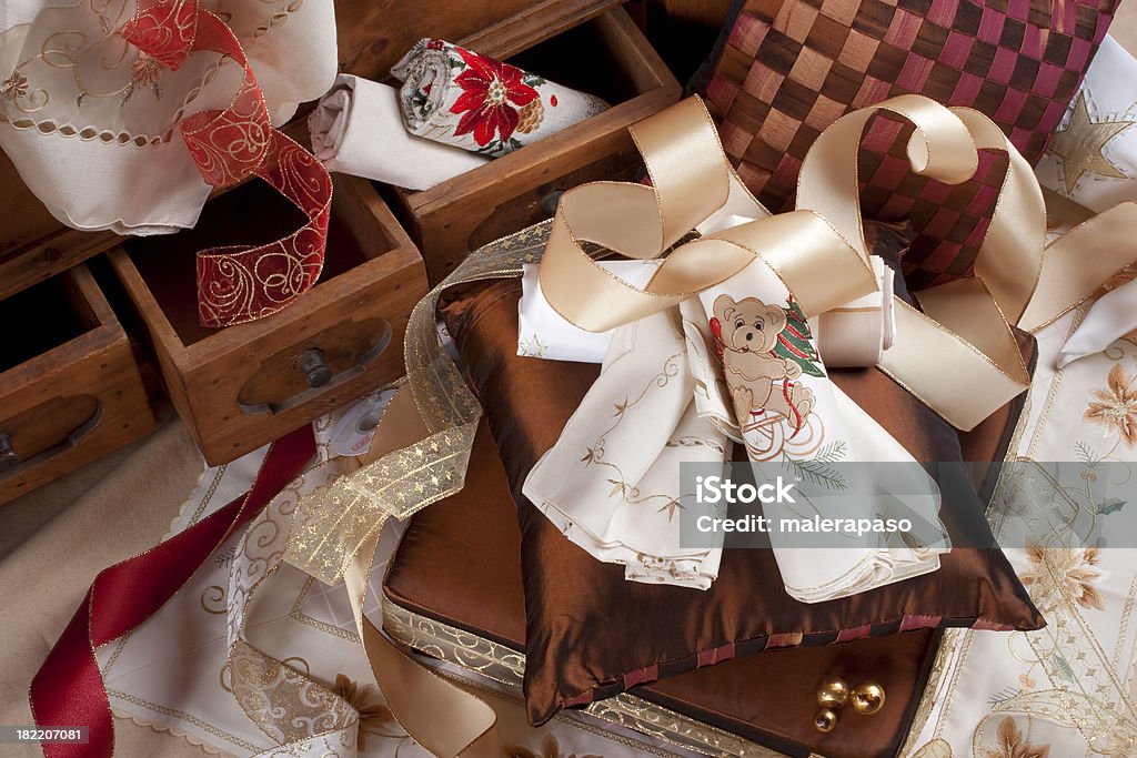 Decoração de Natal - Foto de stock de Corrente de papel royalty-free