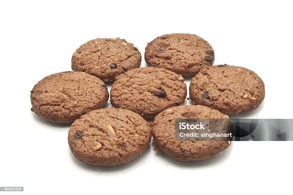 Cookie forma, isolada em forma de flor - Foto de stock de Alimentação Não-saudável royalty-free