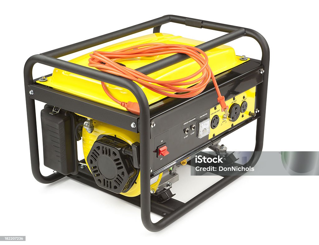Generatore elettrico portatile - Foto stock royalty-free di Generatore elettrico
