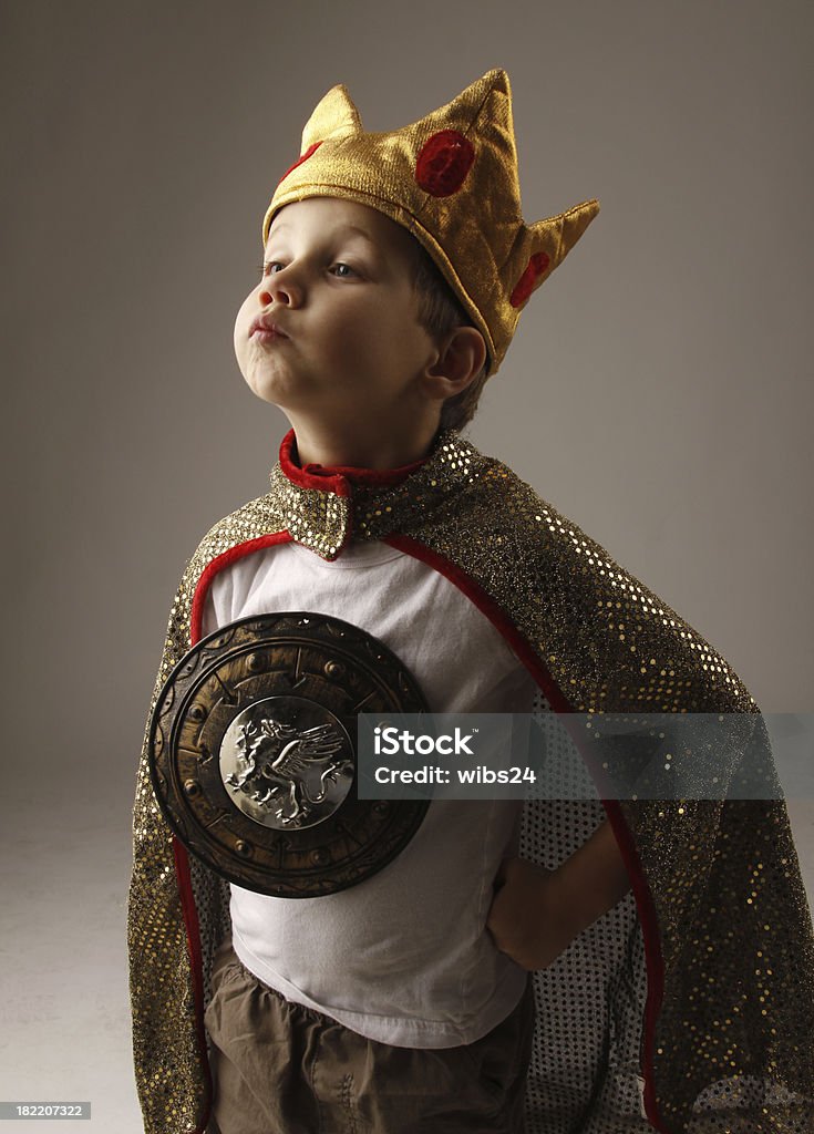 Little King "A young boy dresses up and pretends to be a king.To see more kid shots from my portfolio, click below:" Child Stock Photo