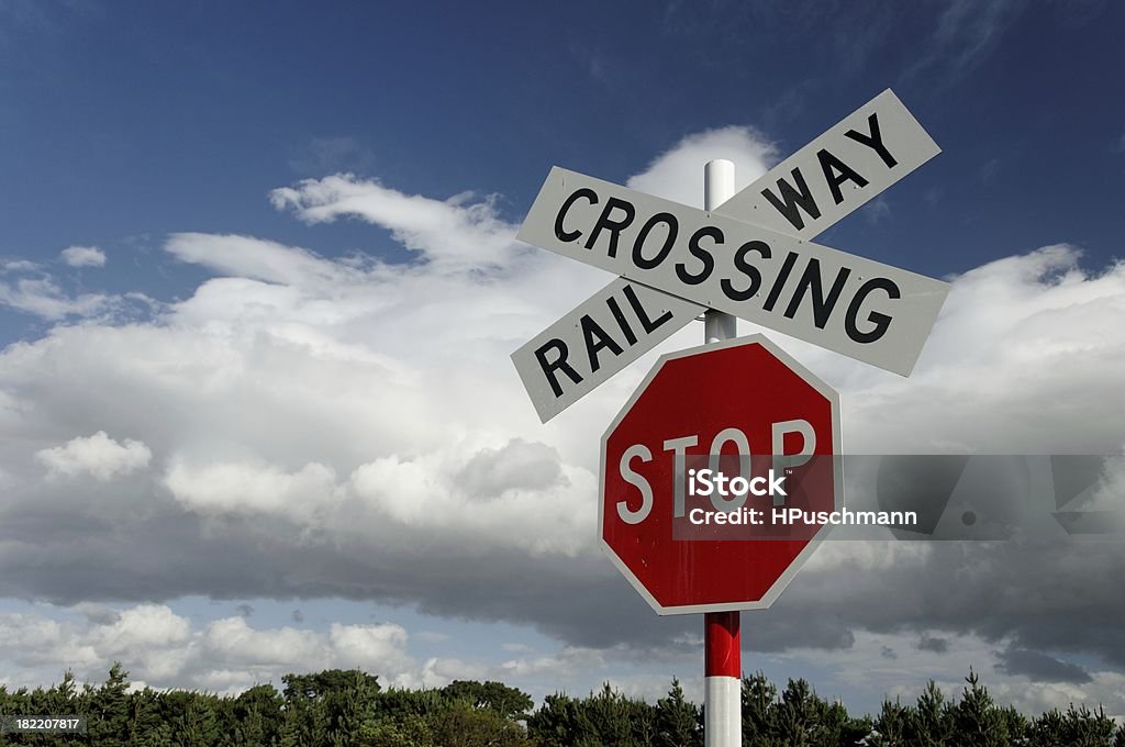 - Crossing - Lizenzfrei Bahngleis Stock-Foto