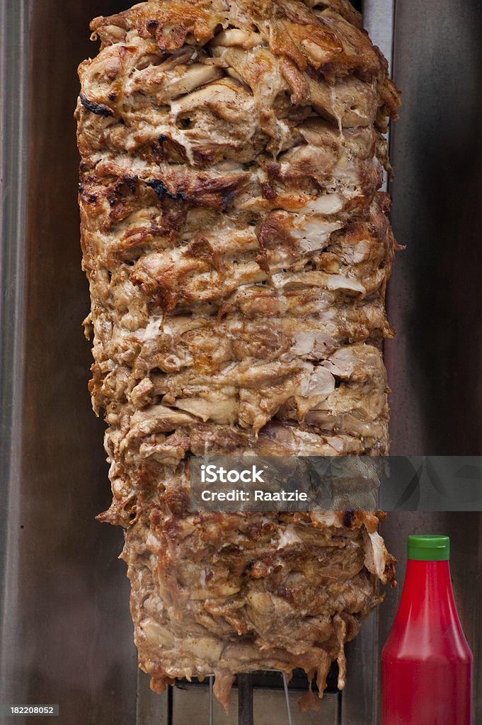 Grilling Carne - Royalty-free Shawarma Foto de stock