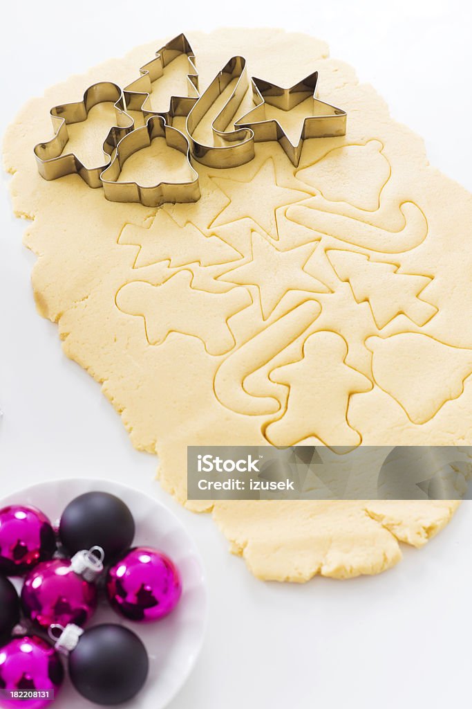 Schneiden Sie Weihnachten Kekse - Lizenzfrei Ausstechform Stock-Foto