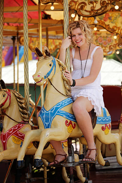 istock Fairground Carousel Horse Ride 182208548