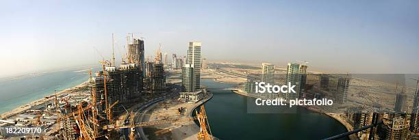 Early Dubai Marina Stock Photo - Download Image Now - Dubai, Old, Construction Site