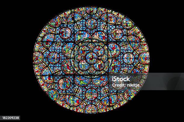 Rose Window Stockfoto und mehr Bilder von Buntglas - Buntglas, Rosettenfenster, Jesus Christus