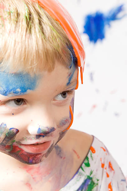 istock Child Boy Hair Paint… The Drip is Coming 182209306