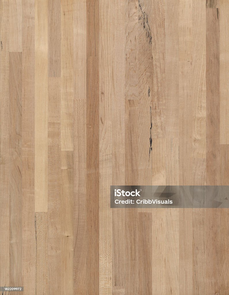 Ahorn-Butcher Block-Holzmaserung-Hintergrund - Lizenzfrei Architektur Stock-Foto