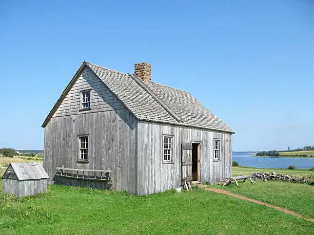 Photo of Historic Acadian house, Prince Edward Island.