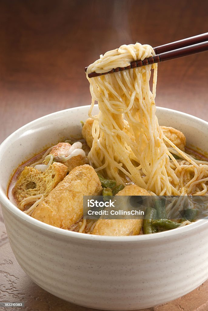 カレー麺ラクサ - アジア文化のロイヤリティフリーストックフォト