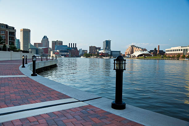 istock View of water and buildings at the Baltimore inner harbor 182210582