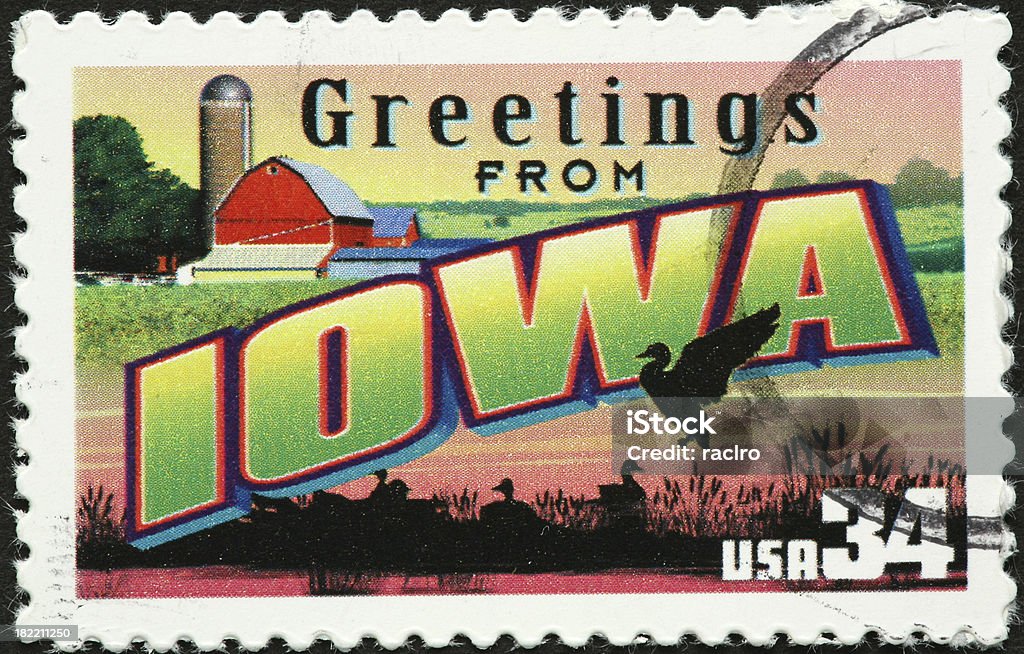 Iowa granjas - Foto de stock de Iowa libre de derechos