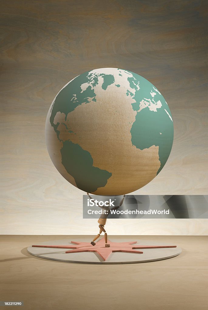 Levantando o mundo - Foto de stock de Aspiração royalty-free