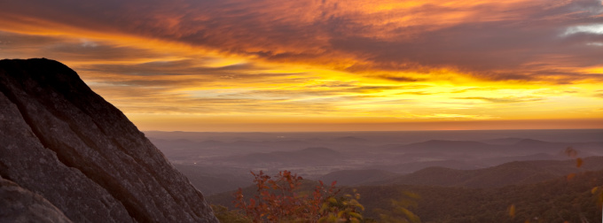 Blue Ridge Mountains before sunrise.I invite you to view some of my other mountain Vista Photos: