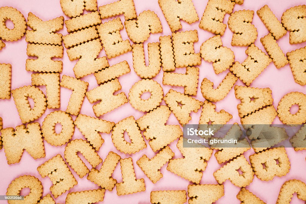 Kreative cookies - Lizenzfrei Alphabet Stock-Foto