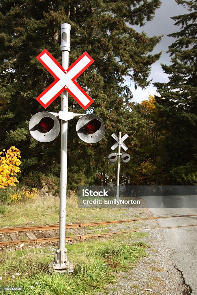 Railroad Crossing Railroad crossing in a rural area on Vancouver Island.Please see some similar pictures from my portfolio: British Columbia Stock Photo