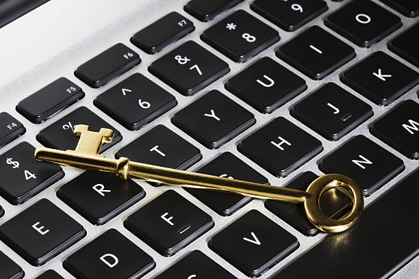 istock Key on a the laptop. 182212431