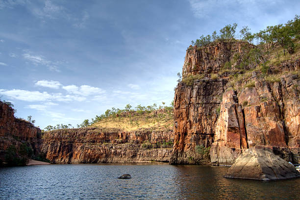 katherine gorge - australia katherine northern territory ravine photos et images de collection