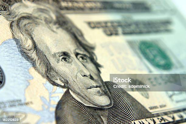 Andrew Джэксон 20 Канадки Долларовое Замечание — стоковые фотографии и другие картинки 20 американских долларов - 20 американских долларов, Американская валюта, Бумага