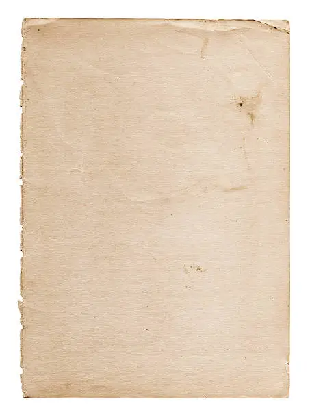 Photo of old and worn paper