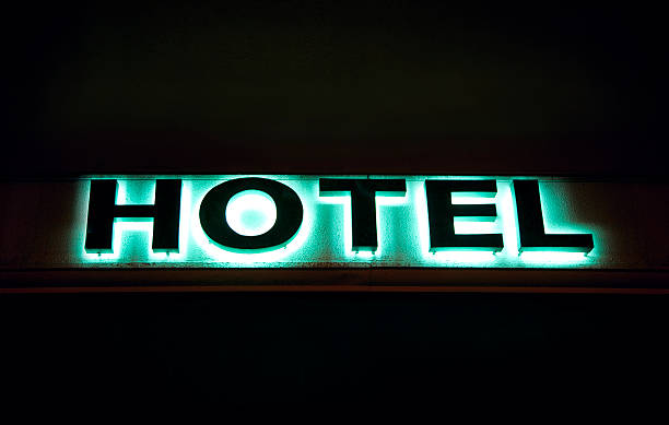 знак отеля - travelogue стоковые фото и изображения