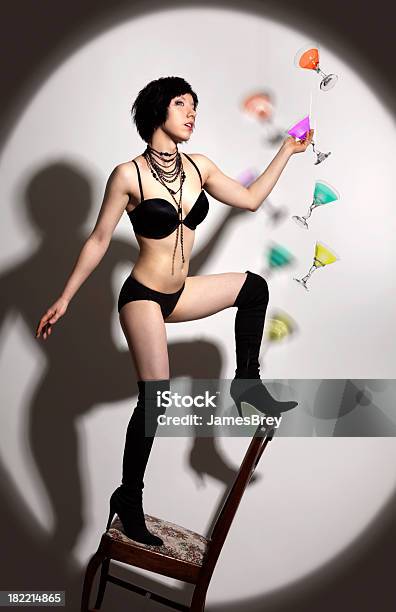 Ladys Choice Stockfoto und mehr Bilder von Cabaret - Cabaret, Stiefel, Alkoholisches Getränk