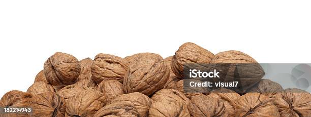 Walnuts Stock Photo - Download Image Now - Arrangement, Autumn, Beige