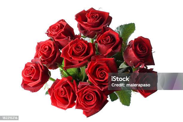 Strauß Rote Rosen Stockfoto und mehr Bilder von Rose - Rose, Ein Dutzend Rosen, Blumenbouqet