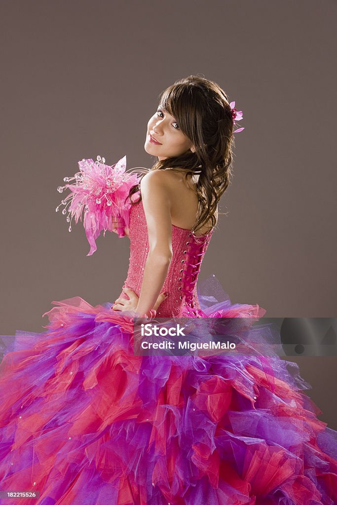 Quinceanera QuinceaAera sweet sixteen teenager 14-15 Years Stock Photo