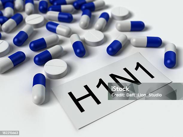 H1n1 Virus Stock Photo - Download Image Now - Antibiotic, Beauty, Capsule - Medicine