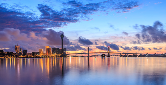 Macau is located in the Pearl River Delta on the southeast coast of China.