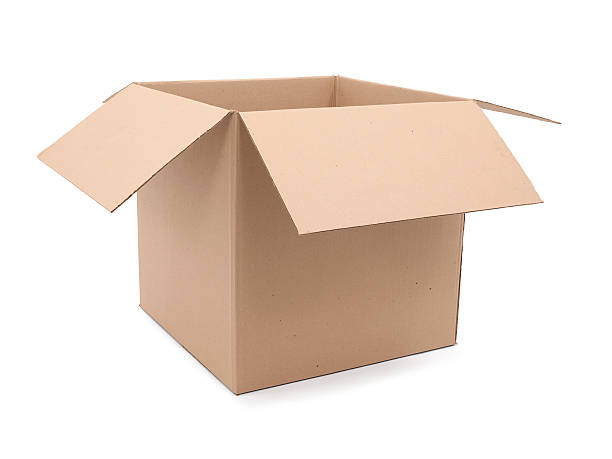Cardboard Box stock photo